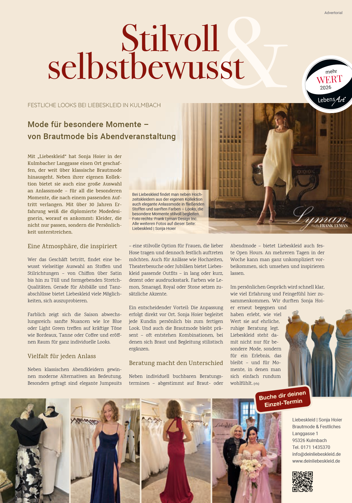Wohnen | Wellfit | Freizeit | Regional | Styles | Technik | Werte www.lebensartmagazin.de